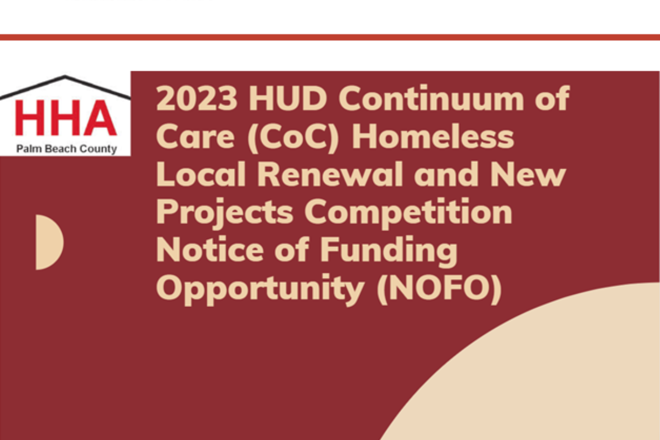 NOFO for FY2023 HUD CoC Competition